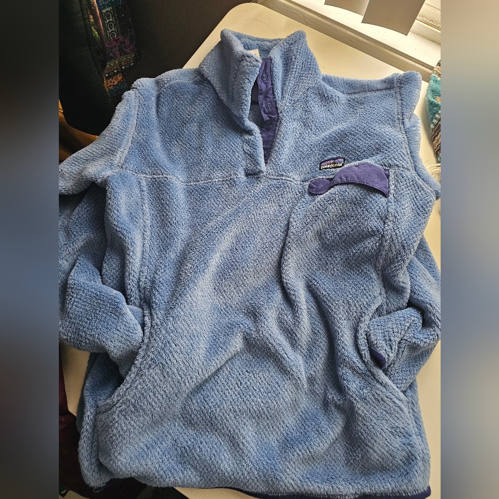 Patagonia Light Blue Fleece XL